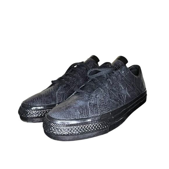 ***SOLD*** Converse Jamie Platt x One Star Pro Ox Low Black Snakeskin M10 - Picture 2 of 7